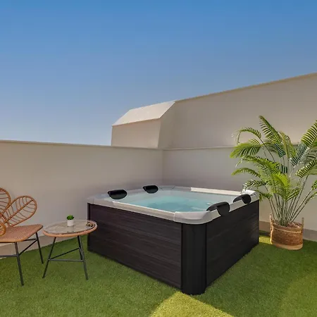 アパート Way2sun Penthouses - Free E-bikes & Jacuzzi & Solarium & Ps5 グラン・アラカント